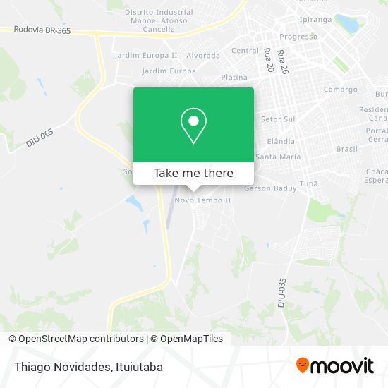 Thiago Novidades map