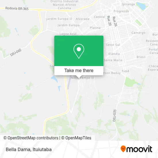 Bella Dama map