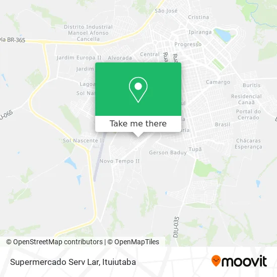 Supermercado Serv Lar map
