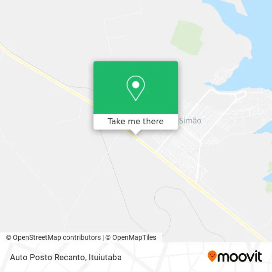 Auto Posto Recanto map