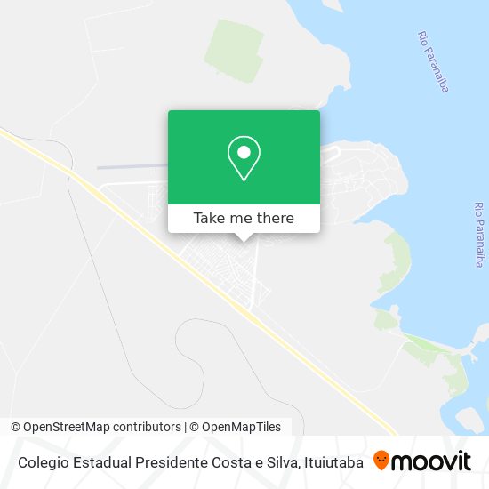 Mapa Colegio Estadual Presidente Costa e Silva