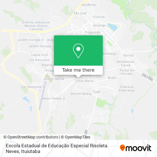 Escola Estadual de Educação Especial Risoleta Neves map