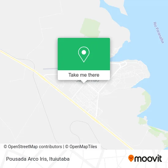 Pousada Arco Iris map