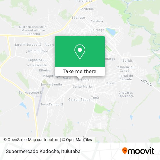 Supermercado Kadoche map