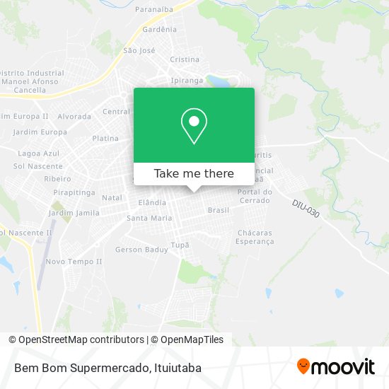 Mapa Bem Bom Supermercado