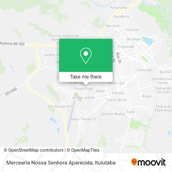 Mercearia Nossa Senhora Aparecida map