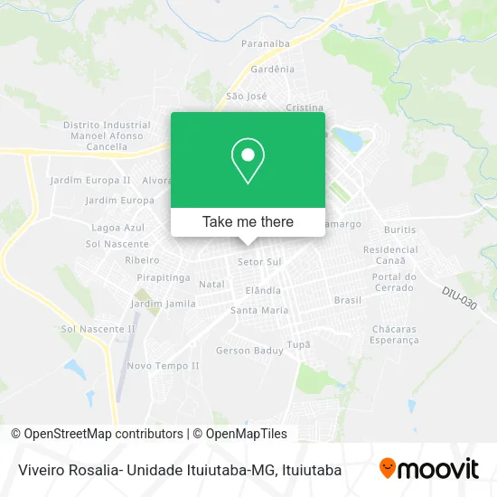 Viveiro Rosalia- Unidade Ituiutaba-MG map