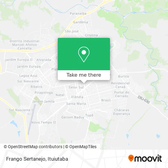 Frango Sertanejo map