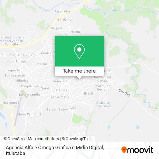 Agência Alfa e Ômega Gráfica e Mídia Digital map