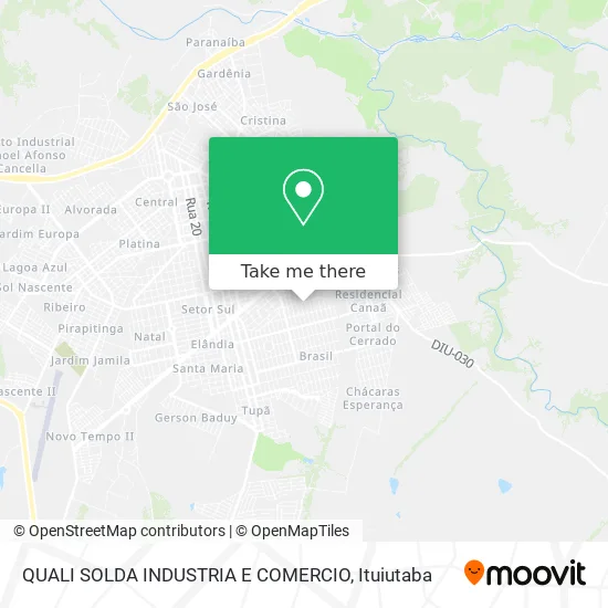 QUALI SOLDA INDUSTRIA E COMERCIO map