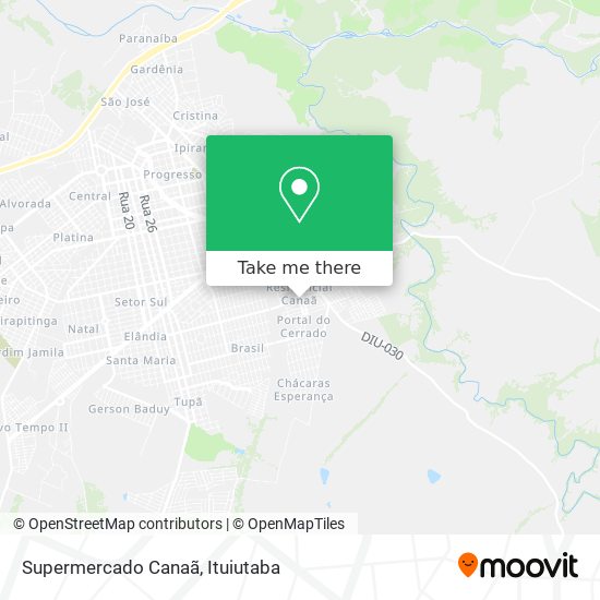 Supermercado Canaã map