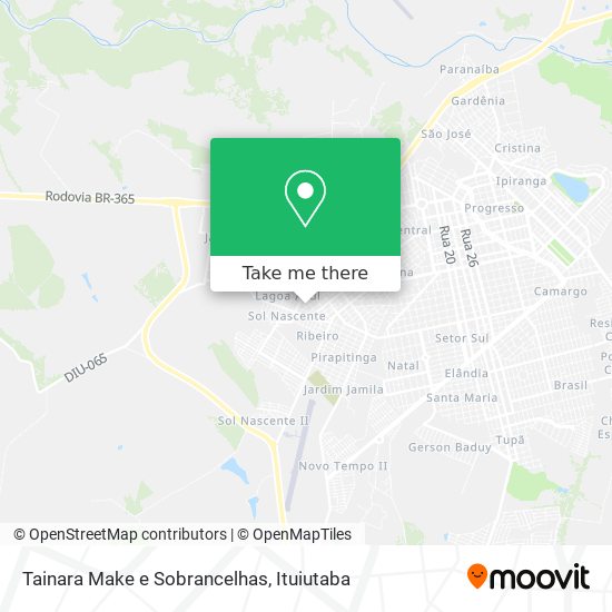 Tainara Make e Sobrancelhas map