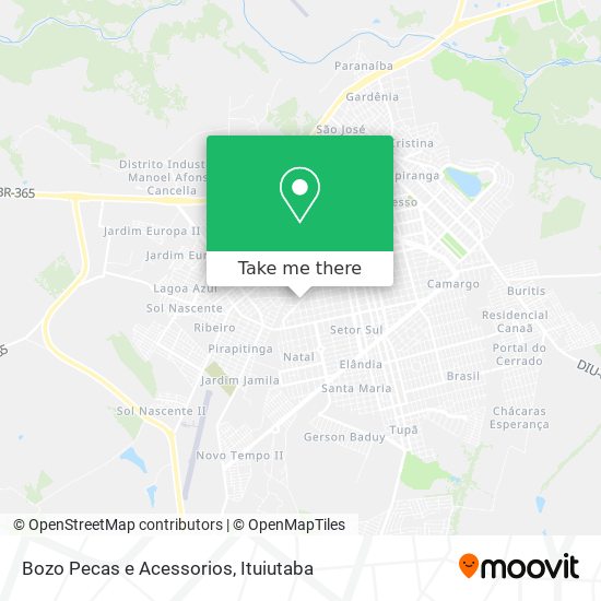 Bozo Pecas e Acessorios map
