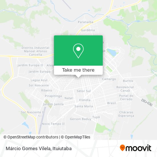Márcio Gomes Vilela map