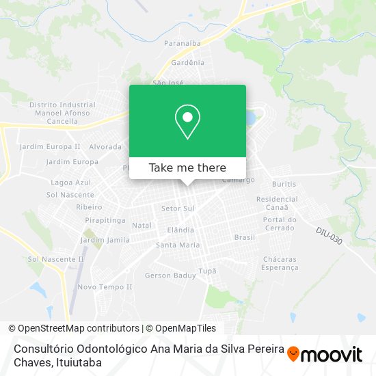Consultório Odontológico Ana Maria da Silva Pereira Chaves map