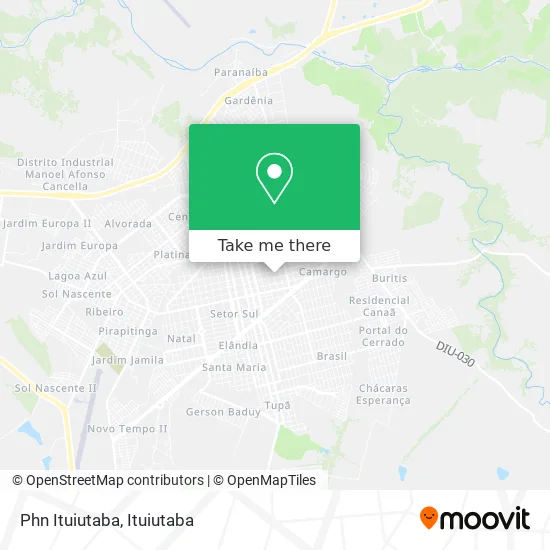 Phn Ituiutaba map
