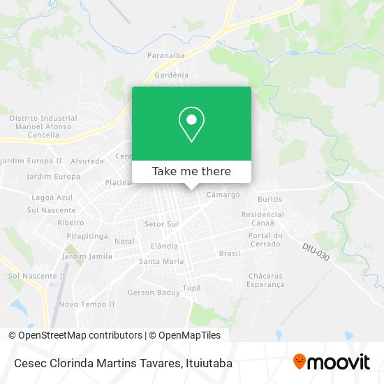 Cesec Clorinda Martins Tavares map