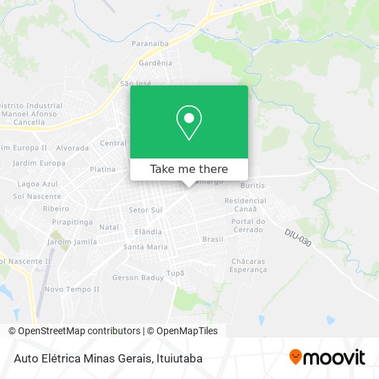 Auto Elétrica Minas Gerais map