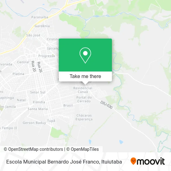 Escola Municipal Bernardo José Franco map
