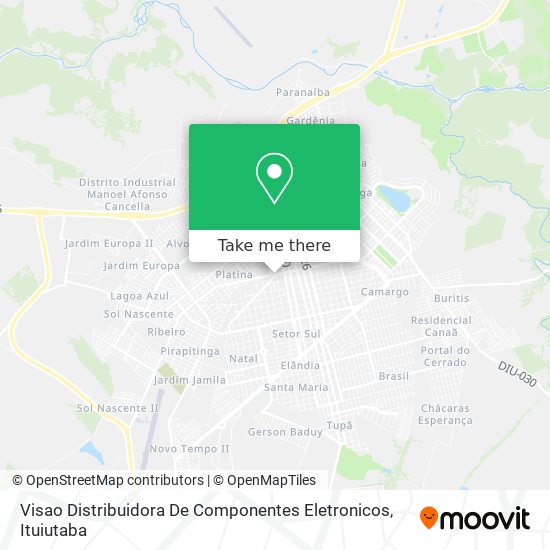 Visao Distribuidora De Componentes Eletronicos map