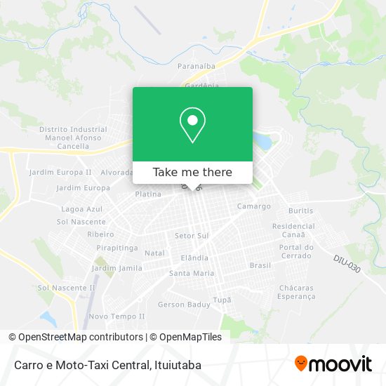 Carro e Moto-Taxi Central map