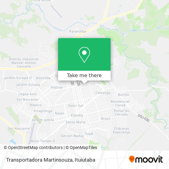 Transportadora Martinsouza map