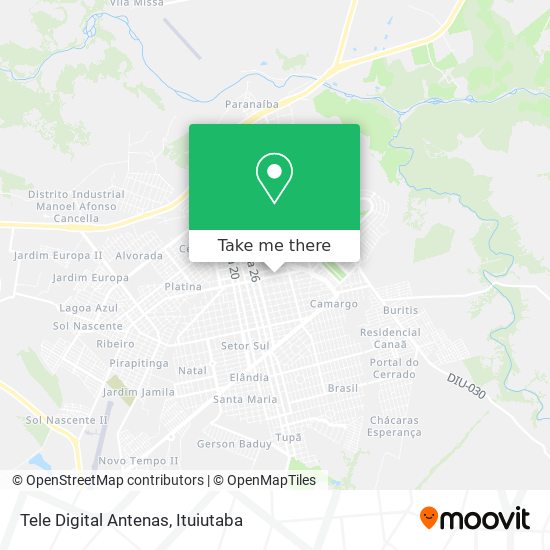 Tele Digital Antenas map