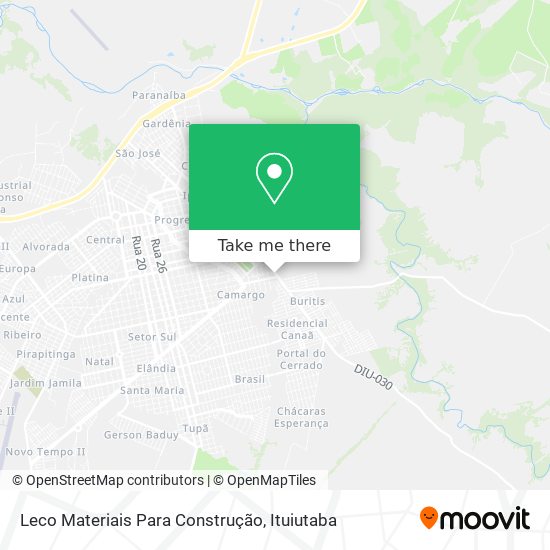 Mapa Leco Materiais Para Construção