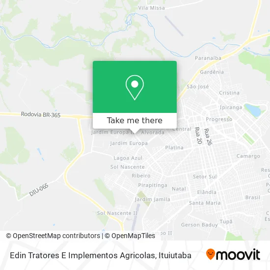 Edin Tratores E Implementos Agricolas map