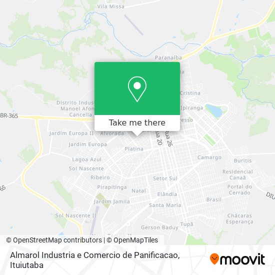 Almarol Industria e Comercio de Panificacao map