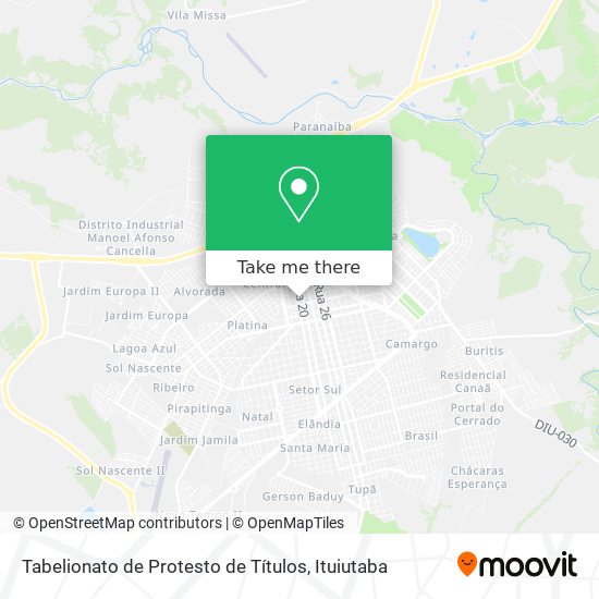 Mapa Tabelionato de Protesto de Títulos