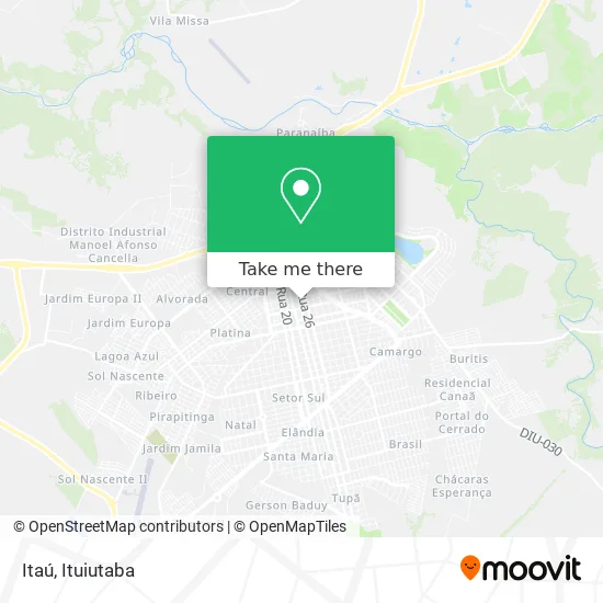 Itaú map