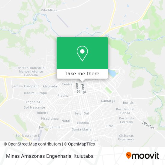 Minas Amazonas Engenharia map