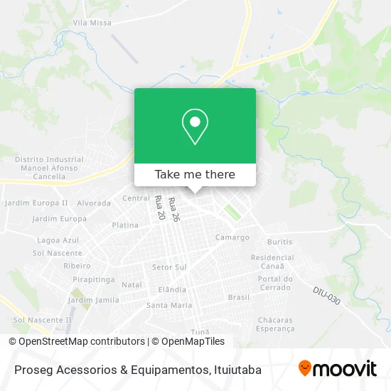 Proseg Acessorios & Equipamentos map