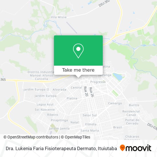 Dra. Lukenia Faria Fisioterapeuta Dermato map