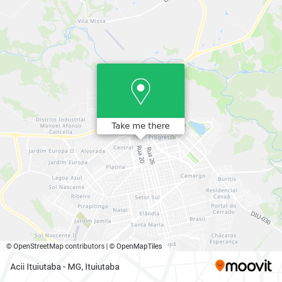 Acii Ituiutaba - MG map