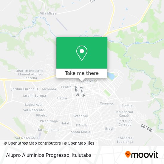 Alupro Aluminios Progresso map
