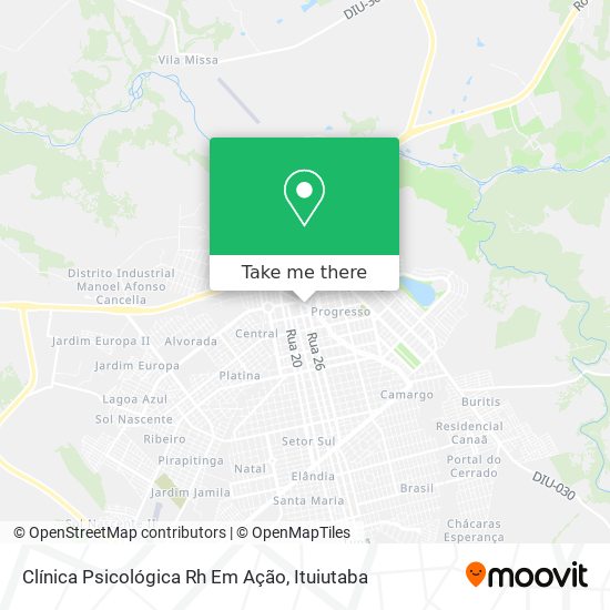 Clínica Psicológica Rh Em Ação map