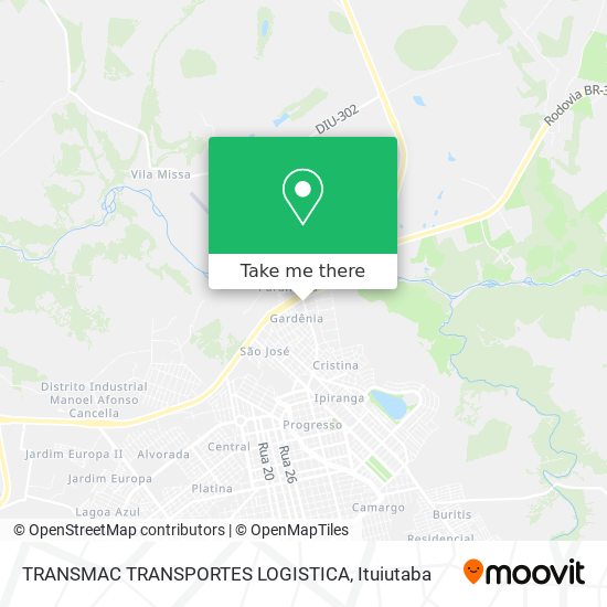 TRANSMAC TRANSPORTES LOGISTICA map