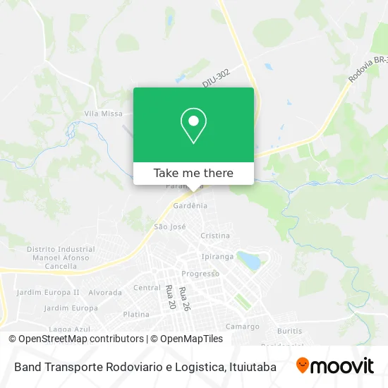 Band Transporte Rodoviario e Logistica map