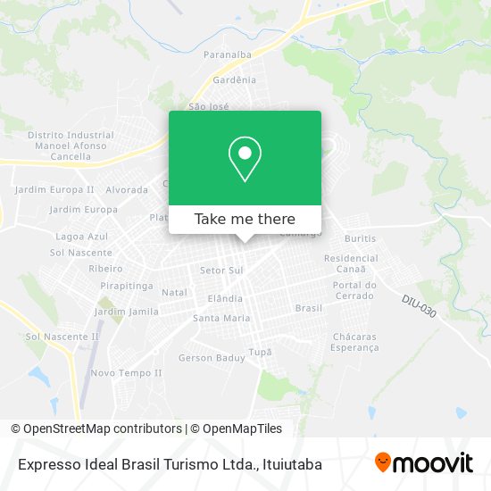 Expresso Ideal Brasil Turismo Ltda. map