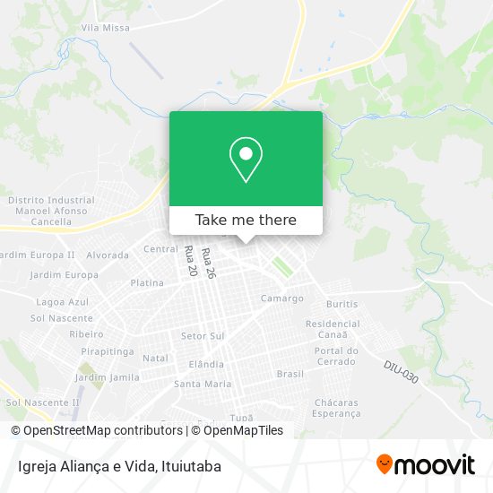 Igreja Aliança e Vida map