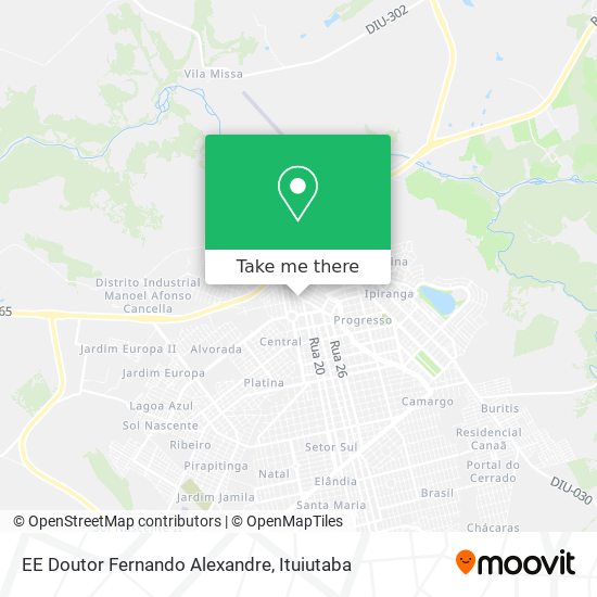 EE Doutor Fernando Alexandre map