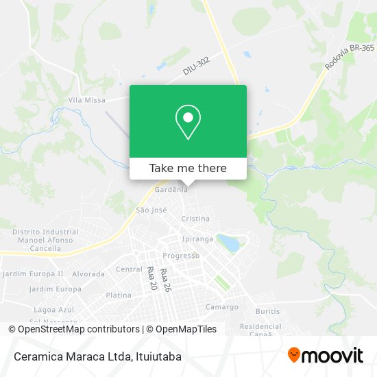 Ceramica Maraca Ltda map