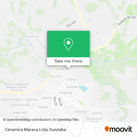 Ceramica Maraca Ltda map