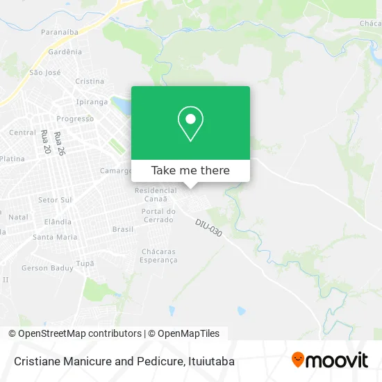 Cristiane Manicure and Pedicure map
