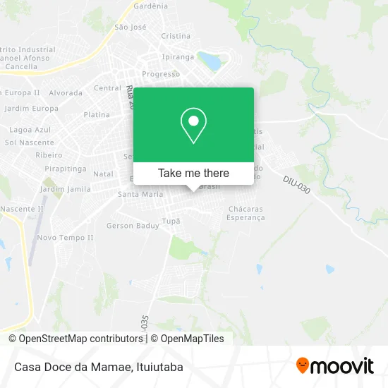 Casa Doce da Mamae map
