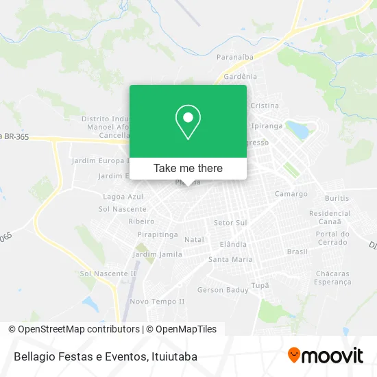 Bellagio Festas e Eventos map