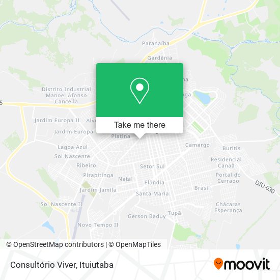 Mapa Consultório Viver