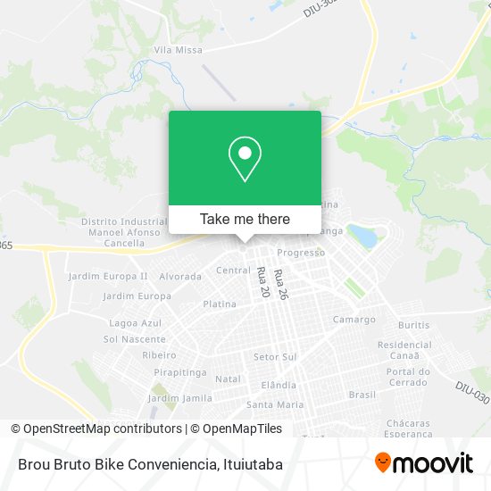 Mapa Brou Bruto Bike Conveniencia